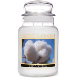 Crisp Cotton Cheerful geurkaars – 2 lonten 680 gram