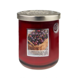 Sweet Black Cherries  Heart & Home Veganistische soja-wasmix Geurkaars 340 gram