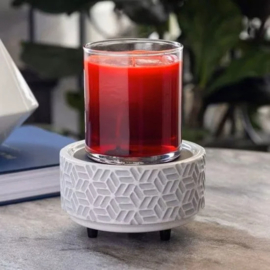 Hexagon Candle Warmers® 2-in-1 klassieke geurlamp en waxmelt brander