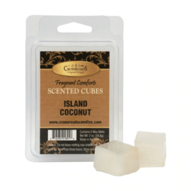 Island Coconut Crossroads Candle Scented Cubes  56.8 gram