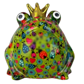 Pomme Pidou spaarpot Kikker Freddy Green Ltd.edition 13 x 12 x 14 cm