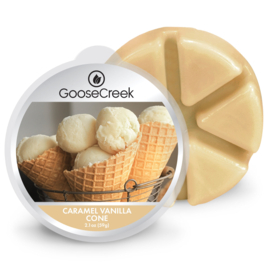 Caramel Vanilla Cone Goose Creek Wax Melt 1 blokje