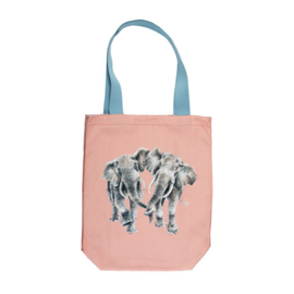 Wrendale Designs 'Age is Irrelephant' Olifant Canvas draagtas