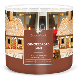 Gingerbread Lane Goose Creek Candle® 3 Wick 411 gram