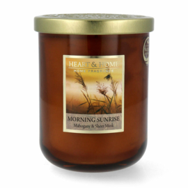 Morning Sunrise Geurkaars soja-wax mix Heart & Home® 75 branduren