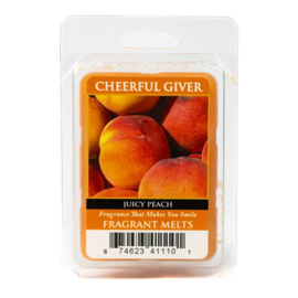 Juicy Peach Waxmelt 68 gram Cheerful Giver
