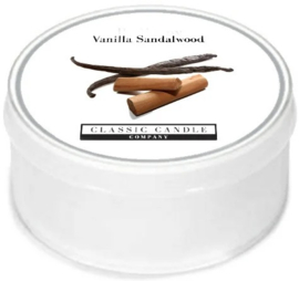 Vanilla Sandelwood  Classic Candle MiniLight XL Geurtheelicht  met deksel