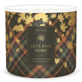 Let's Stay Home Goose Creek Candle® Large 3-Wick Candle