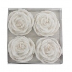 Kaars wit rose