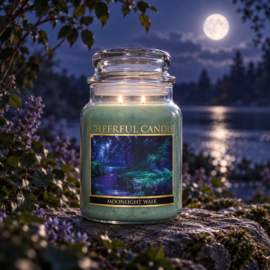 Moonlight Walk Geurkaars Cheerful 2 wick 680 gram – 2 lonten
