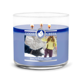 Snowball Fight Goose Creek Candle Soy Blend 3 Wick Geurkaars