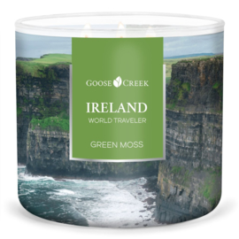 Green Moss  Goose Creek Candle® Ireland World Traveler 3 wick