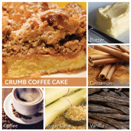 Crumb Coffee Cake Cheerful geurkaars – 2 lonten 680 gram