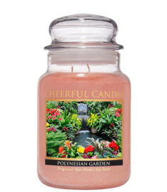 Polynesian Garden Geurkaars Cheerful  2 wick 680 gr