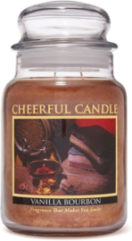 Vanilla Bourbon Geurkaars Cheerful 2 wick 680 gr