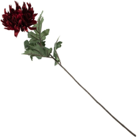 Kunstbloem Chrysant Burgundy Rood (79 cm)