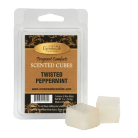 Twisted Peppermint Crossroads Candle Scented Cubes  56.8 gram