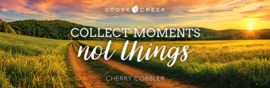 Cherry Cobbler (Label Collect moments Nothings) Geurkaars Goose Creek  Artwork Candle 150 Branduren