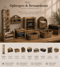 Opbergers & bewaardozen – stijlvol opbergen in huis