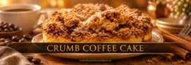 Crumb Coffee Cake Cheerful geurkaars – 2 lonten 680 gram