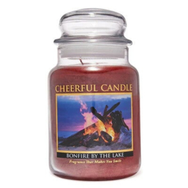 Bonfire By the Lake Cheerful geurkaars – 2 lonten, 680 gram