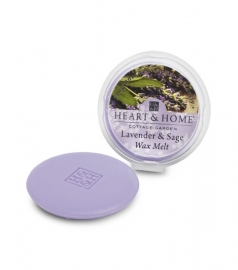 Lavendel Salie Heart & Home Waxmelt