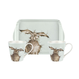 Wrendale designs Hare Mug and Tree 3 delig Set ( Haas)