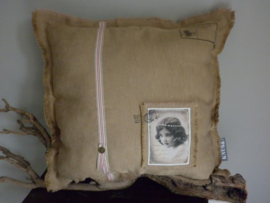 Vintage Kussen incl Vulling  50x50