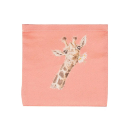 Opvouwbare boodschappentas ‘Flowers’ giraffe – Wrendale Designs
