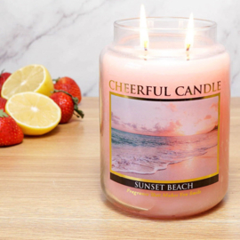 Sunset Beach Cheerful Candle 2 wick 680 gr