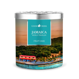 Fruit Cake Goose Creek Candle Jamaica World Traveler  453 gram