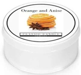 Orange and Anise Classic Candle MiniLight  XL Geurtheelicht  met deksel
