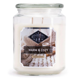 Warm & Cozy Candle Brothers  geurkaars  510 gram