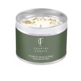 Country Candle Forest Sage & Pine geurkaars in blik