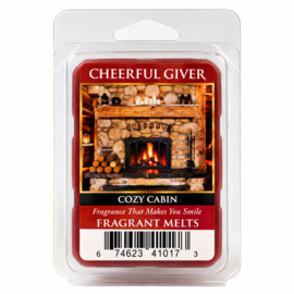 Cozy Cabin Waxmelt 68 gram Cheerful Giver