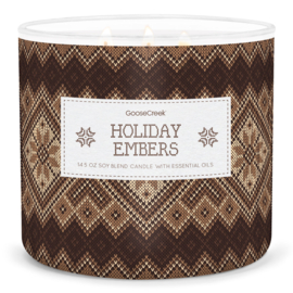 Holiday Embers Goose Creek Candle® 3 Wick 411 gram