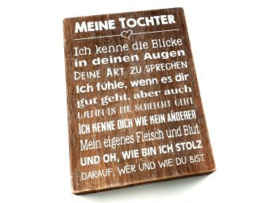 Textblock 25x18cm Mein Tochter