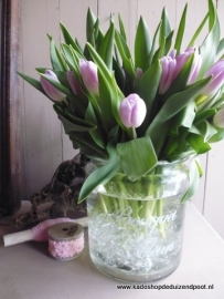 Vaas met tekst  Bouquet de Fleurs