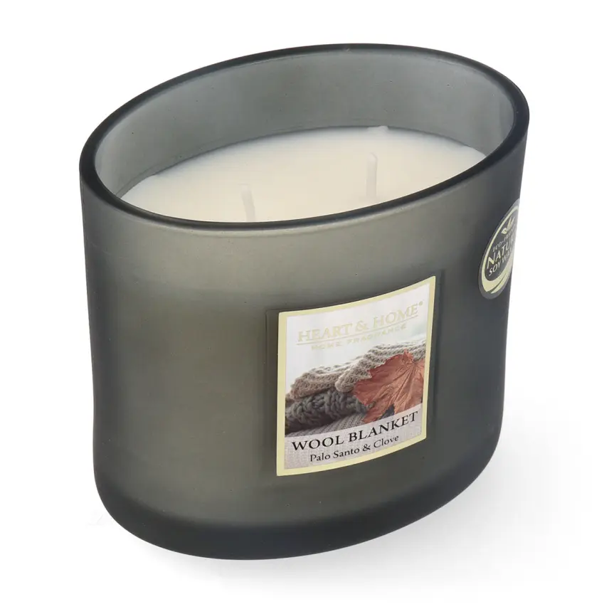 Wool Blanket Heart & Home® Ellipse geurkaars 220 g