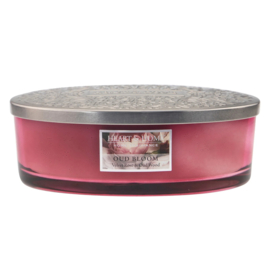 Oud Bloom geurkaars Heart & Home Ovaal 4 lonten