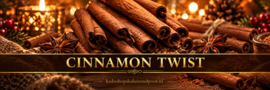 Cinnamon Twist geurkaars Cheerful Candle 2 lonten 680 gram