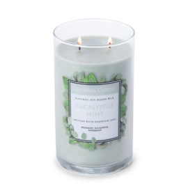 Eucalyptus Mint Colonial Candle Classic Cilinder sojablend geurkaars 538 gram
