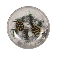 Pinecone Candleplate 16cm