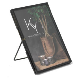 Fotolijst metaal zwart 15x10cm