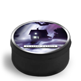 Haunted House Black  Classic Candle MiniLight  XL Geurtheelicht met deksel