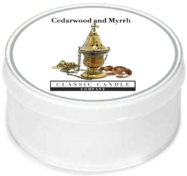 Cedarwood and Myrrh  Classic Candle  MiniLight