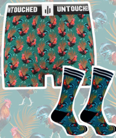 Rooster Giftbox Boxershort maat S - Sokken maat 39-42