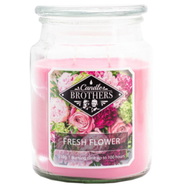 Fresh Flower Candle Brothers  geurkaars  510 gram