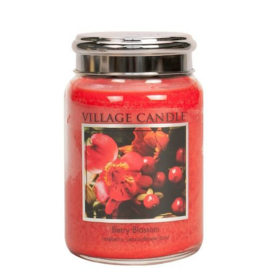 Berry Blossom Village Candle   Large Jar 170 Branduren