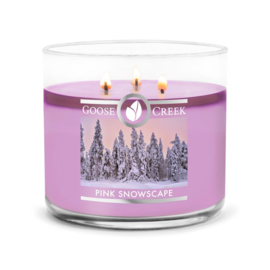 Pink Snowscape Goose Creek Candle®  3 Wick 411 gram